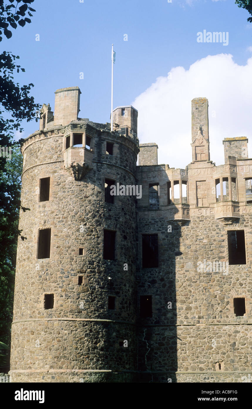 Le Château de Huntly, région de Grampian, Écosse, Royaume-Uni, les voyages, l'histoire des châteaux médiévaux écossais ruines ruine ruiné Banque D'Images