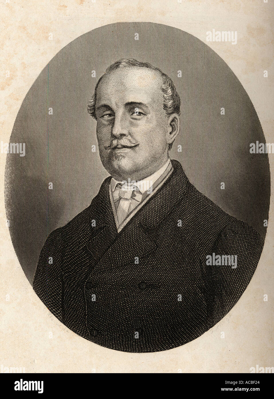 Leopoldo O'Donnell y Jorris, 1er duc de Tétouan, premier comte de Lucena, 1er vicomte de Aliaga, 1809 - 1867. L'Espagnol Général et homme d'État. Banque D'Images