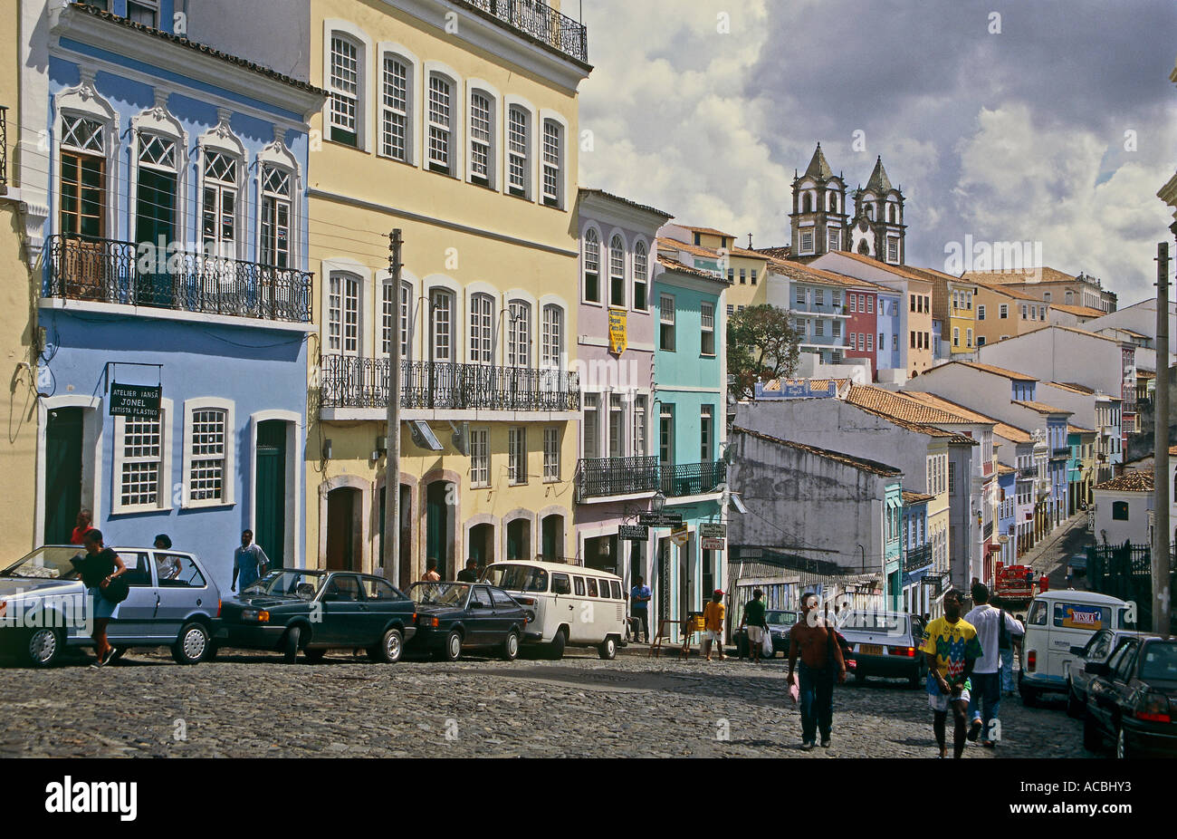 Ville de Salvador da Bahia vieille ville de Pelourinho État de Bahia au Brésil Banque D'Images