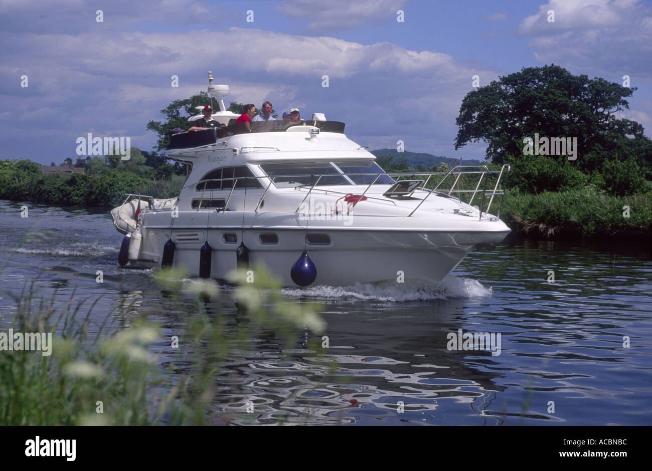 Croisière sur le Canal de la netteté Banque D'Images
