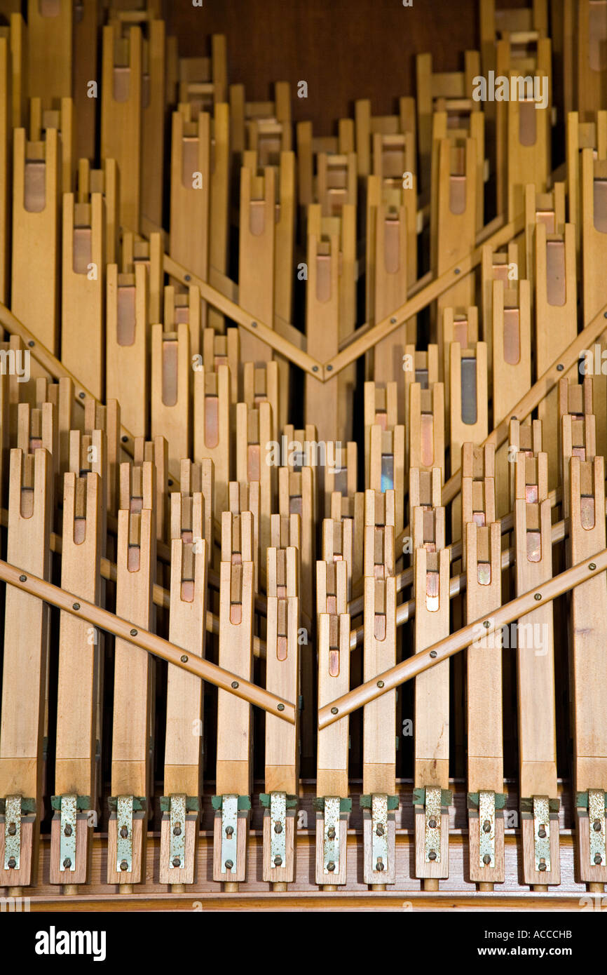 Tuyaux d'orgue sur un champ de foire encore de carte perforée orgue automatique Abergavenny Pays de Galles UK Banque D'Images