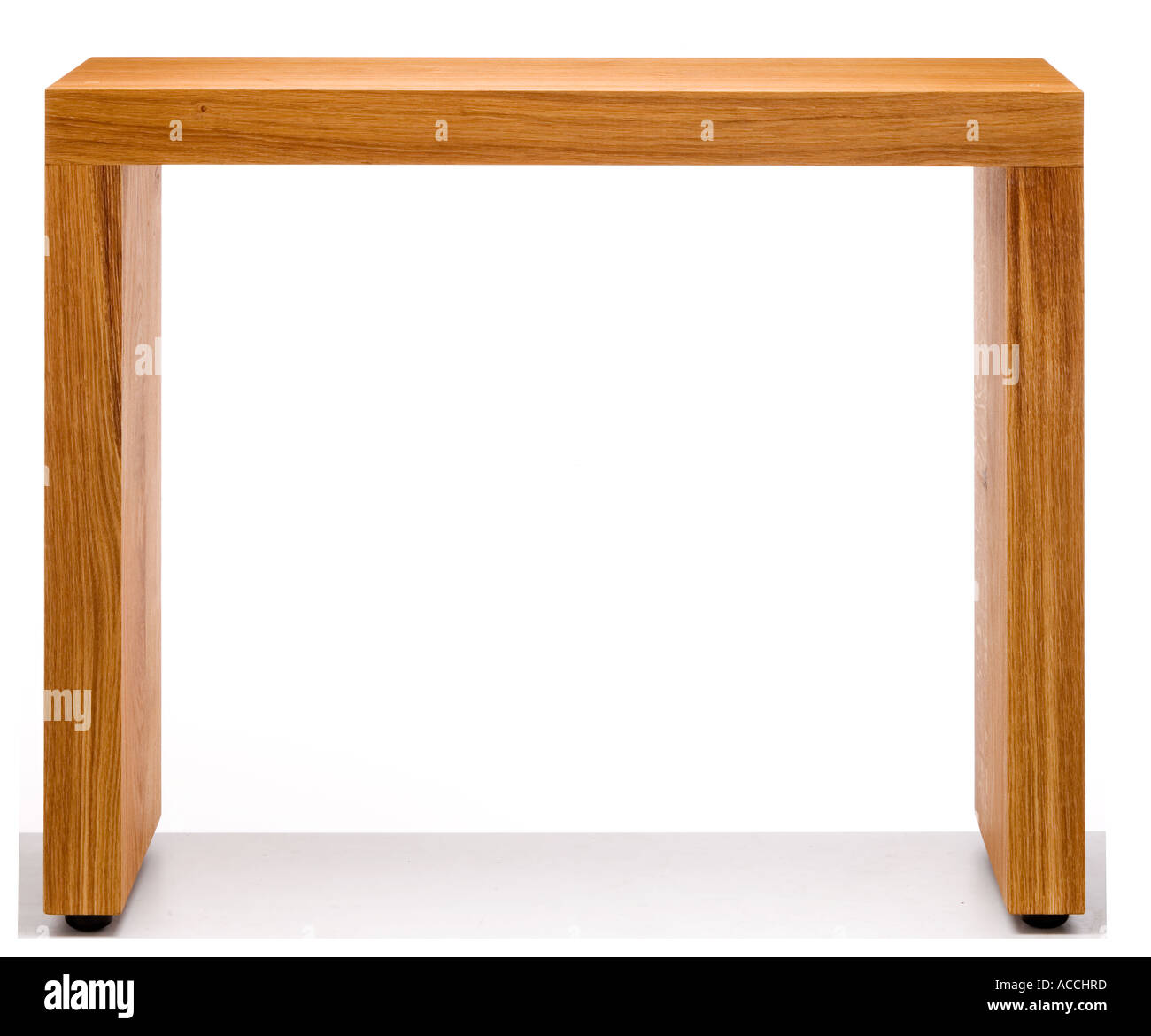 Table console en bois Banque D'Images