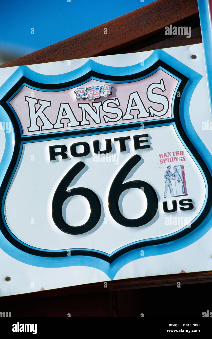 Un panneau routier de États-unis. Banque D'Images