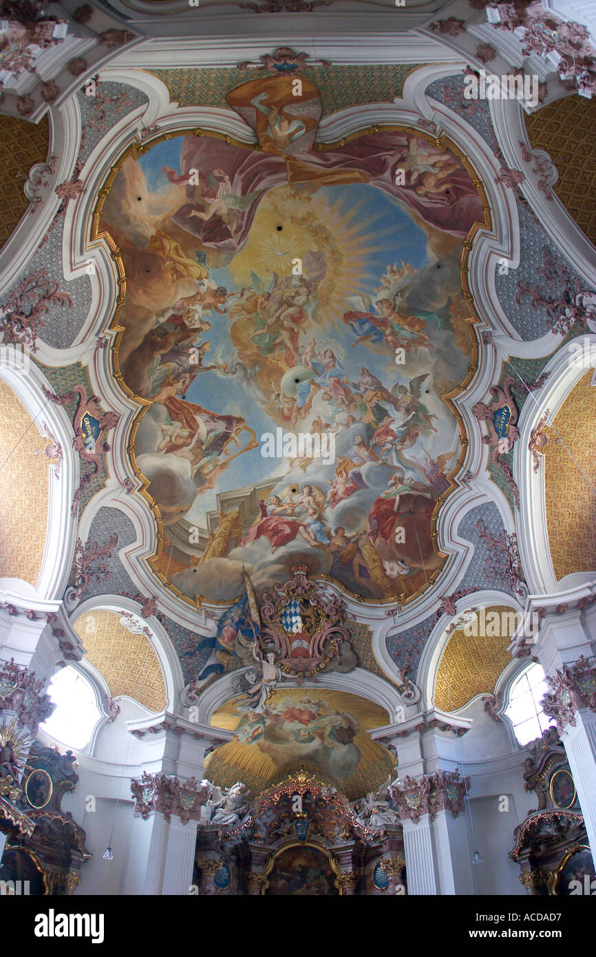 Klosterkirche St Anna im Lehel München Bayern Munich Bavaria Banque D'Images