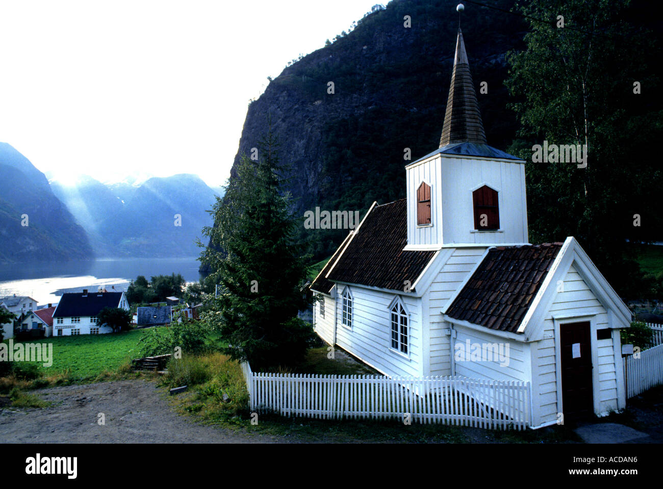 La religion de l'Eglise de Norvège Scandinavie scandinave norvégien Banque D'Images
