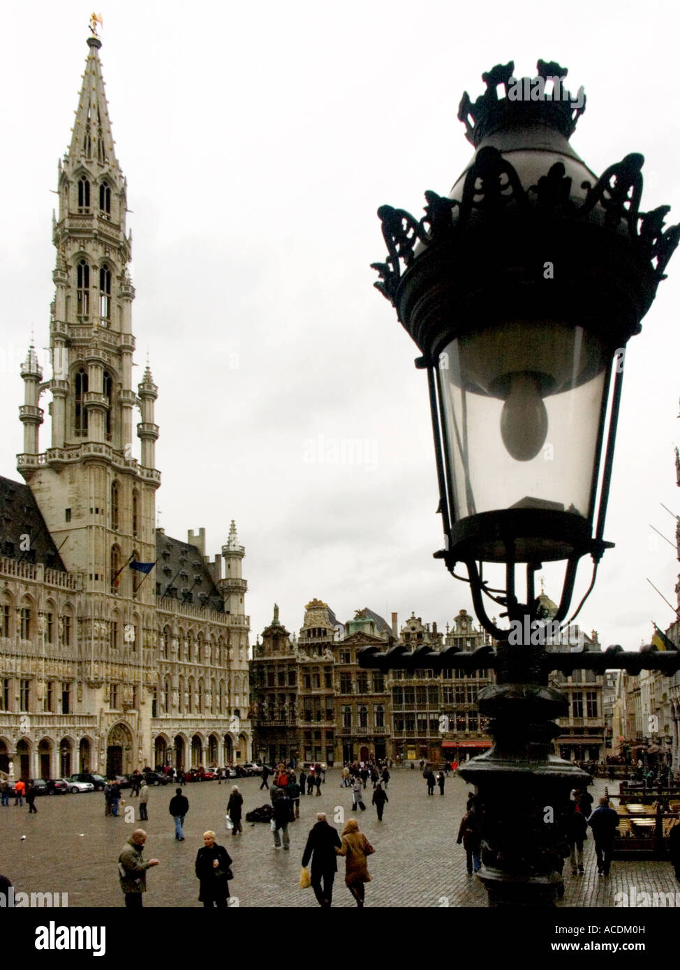 Hôtel de Ville Grand-Place Bruxelles Banque D'Images