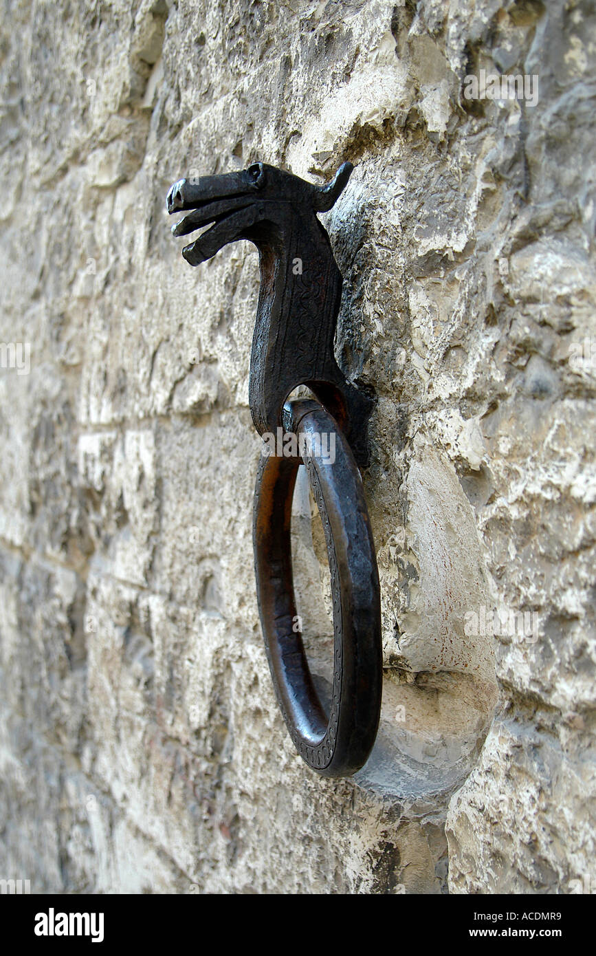Gubbio Ombrie Italie portrait vertical en position verticale Banque D'Images