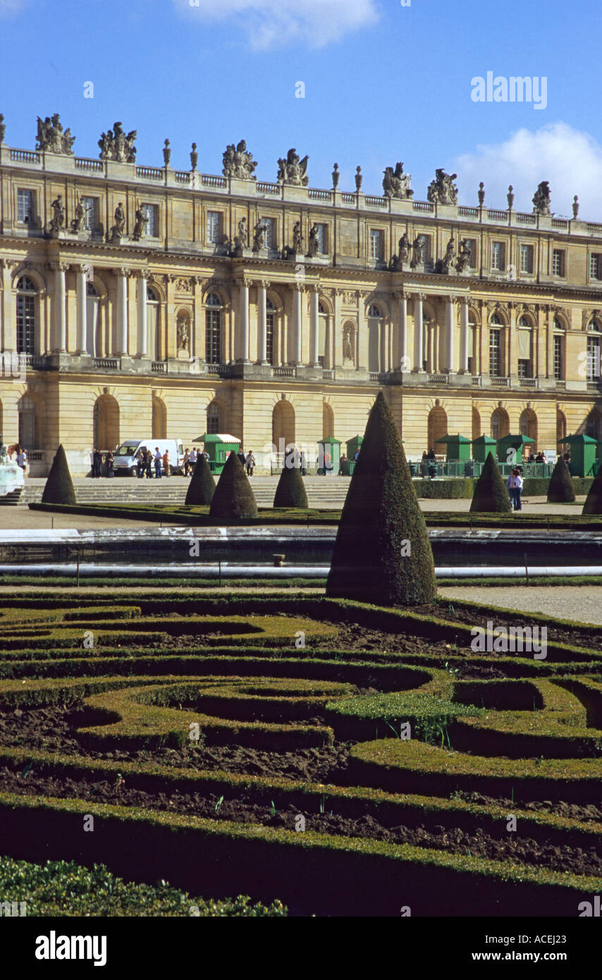 Château de Versailles près de Paris France Banque D'Images