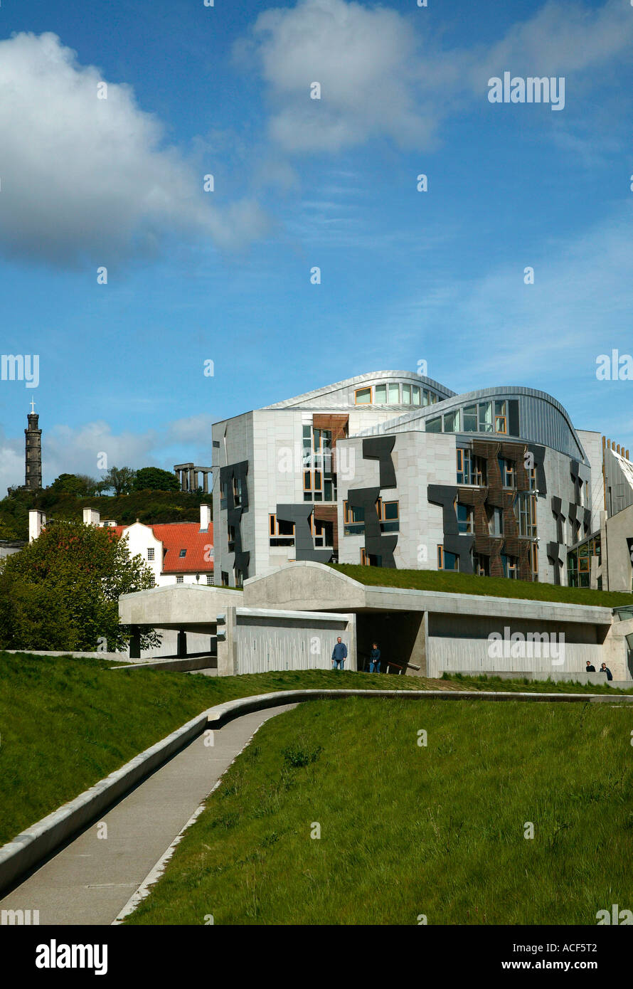Le Parlement écossais, Holyrood, Édimbourg, Écosse Banque D'Images