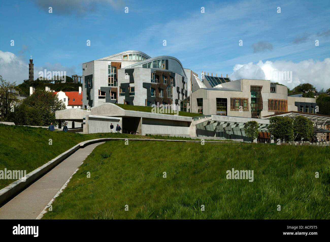 Le Parlement écossais, Holyrood, Édimbourg, Écosse Banque D'Images