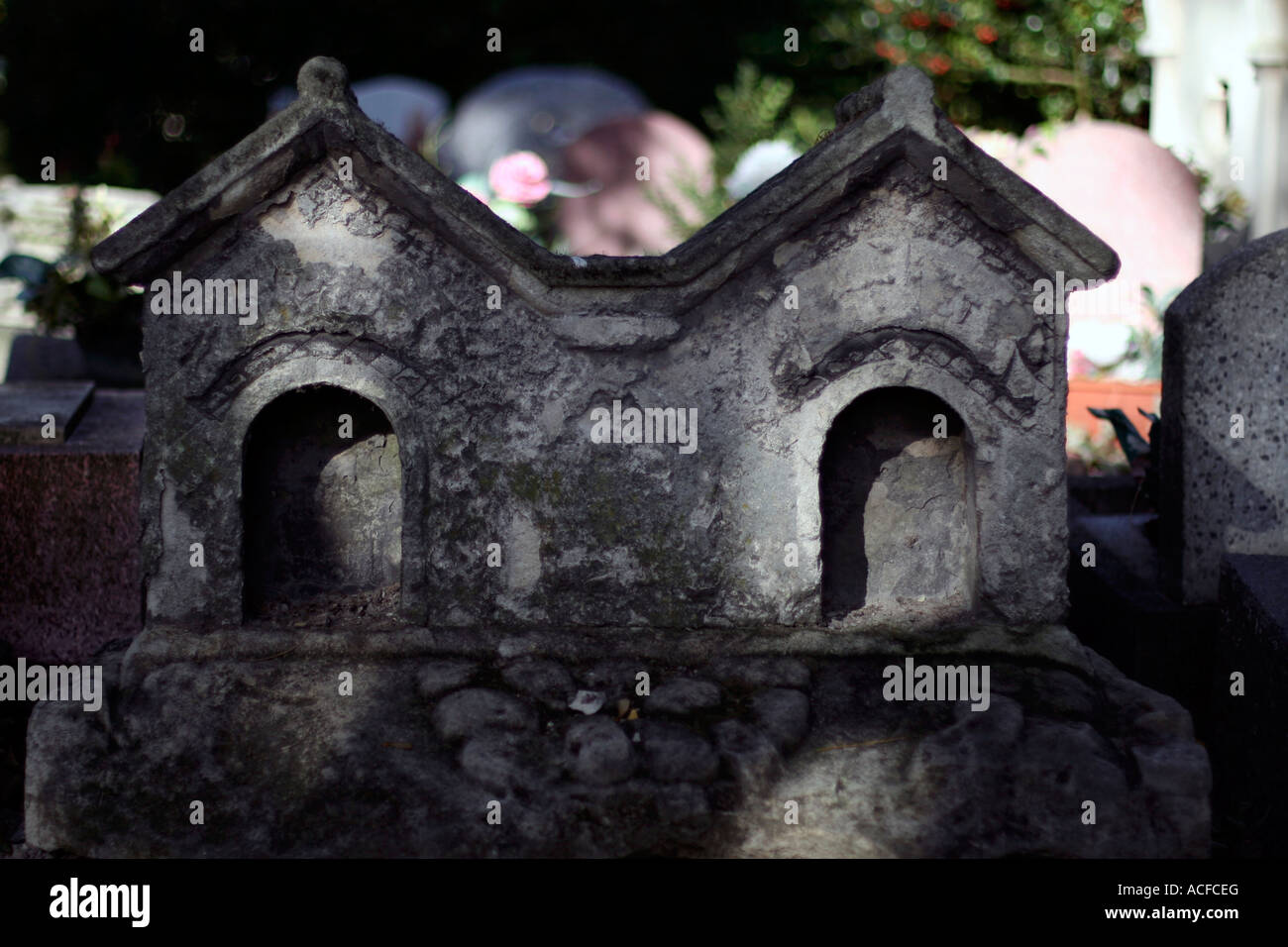 Le cimetière de chiens à Paris Banque D'Images