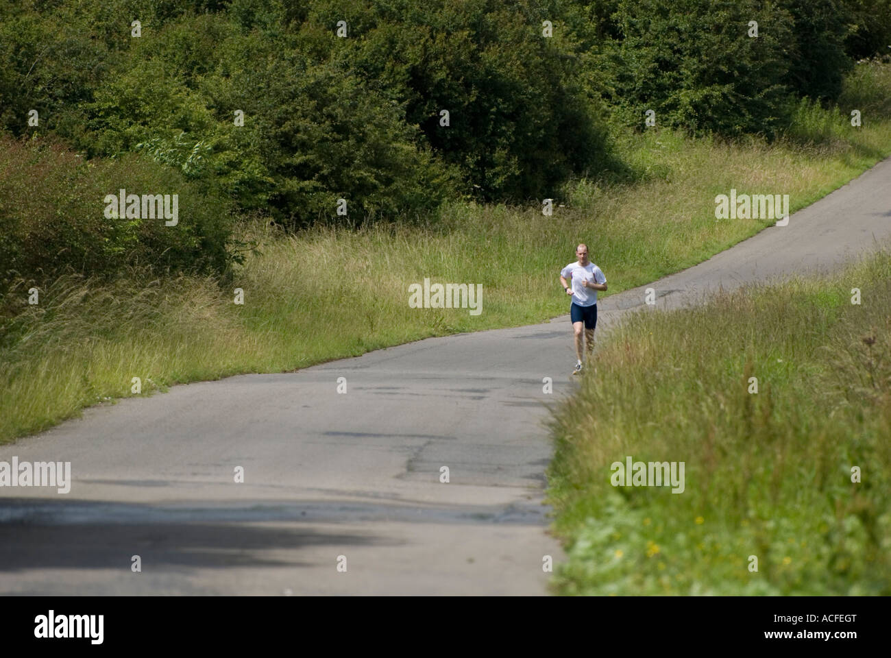 Coureur de longue distance Banque D'Images