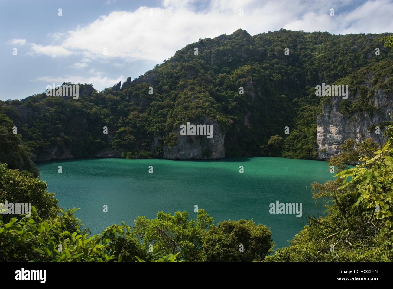 Thale Nai mer Emerald Lake Ang Thong National Marine Park Ko Samui Thailande Banque D'Images