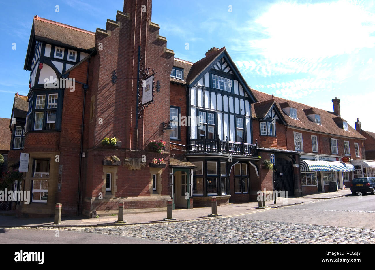 Montague Arms Hotel Beaulieu Hampshire New Forest Banque D'Images