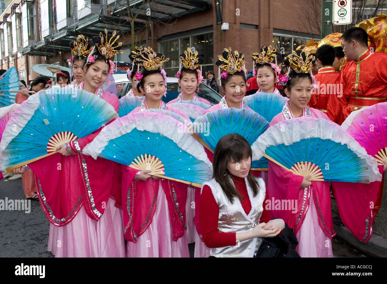 Le festival du Nouvel An chinois à Vancouver Banque D'Images