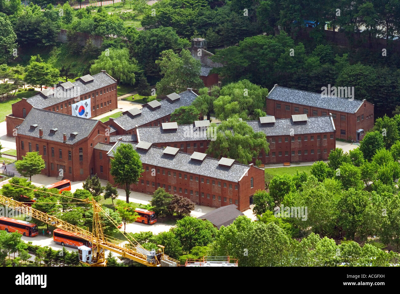 La prison de Seodaemun la colonisation japonaise de la Corée du Sud Séoul Banque D'Images