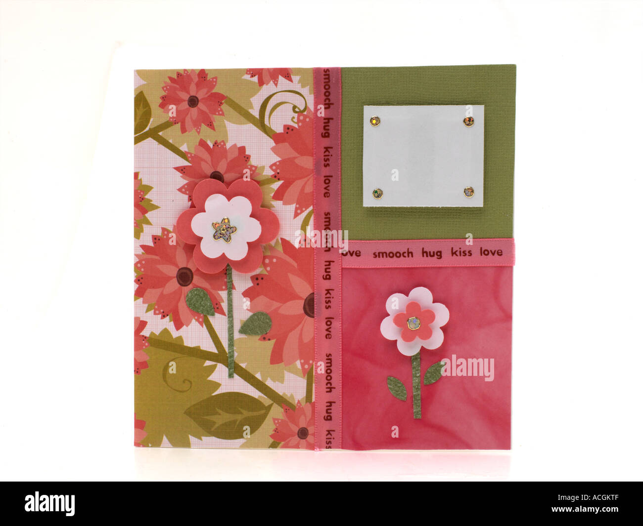 Carte de Vœux fait main Banque D'Images