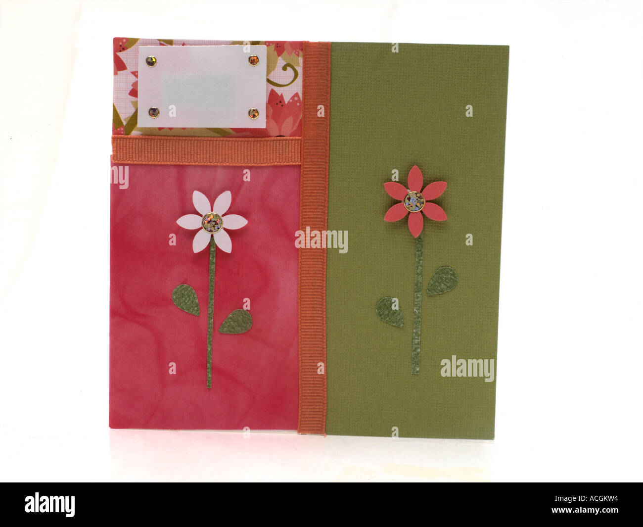 Carte de Vœux fait main Banque D'Images