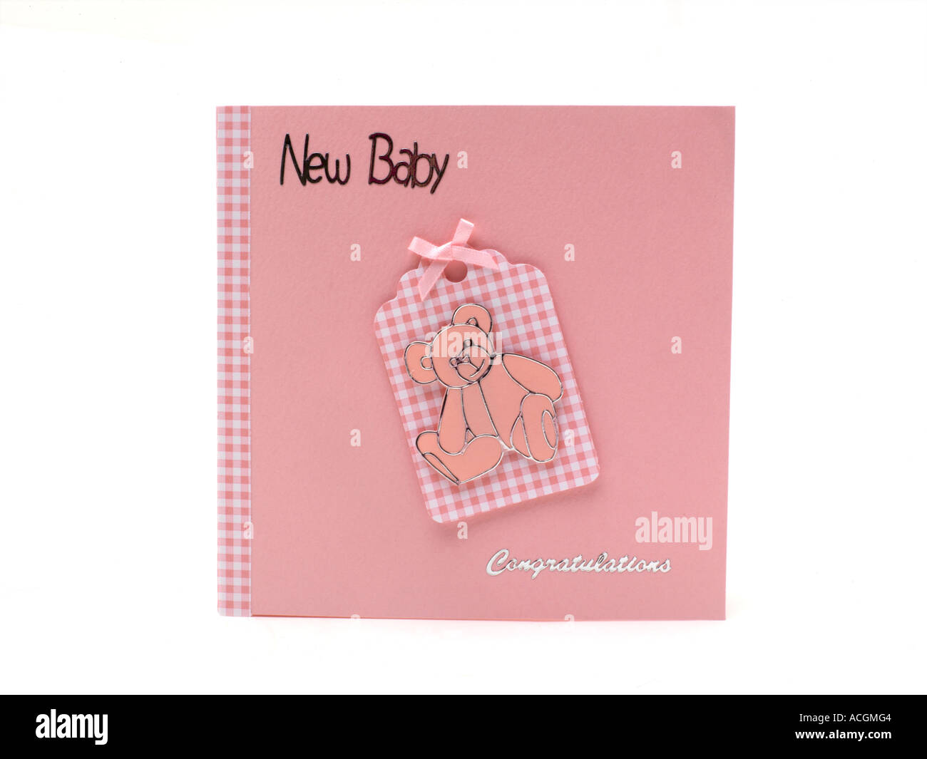 Carte de Vœux fait main c'est une fille Banque D'Images