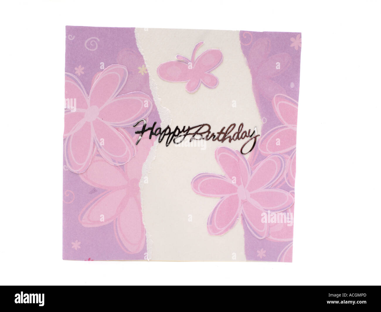 Carte de Vœux fait main Banque D'Images