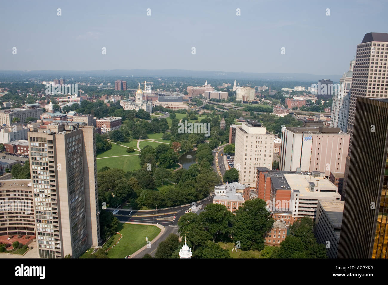 Jusqu'au-dessus de la ville Banque D'Images
