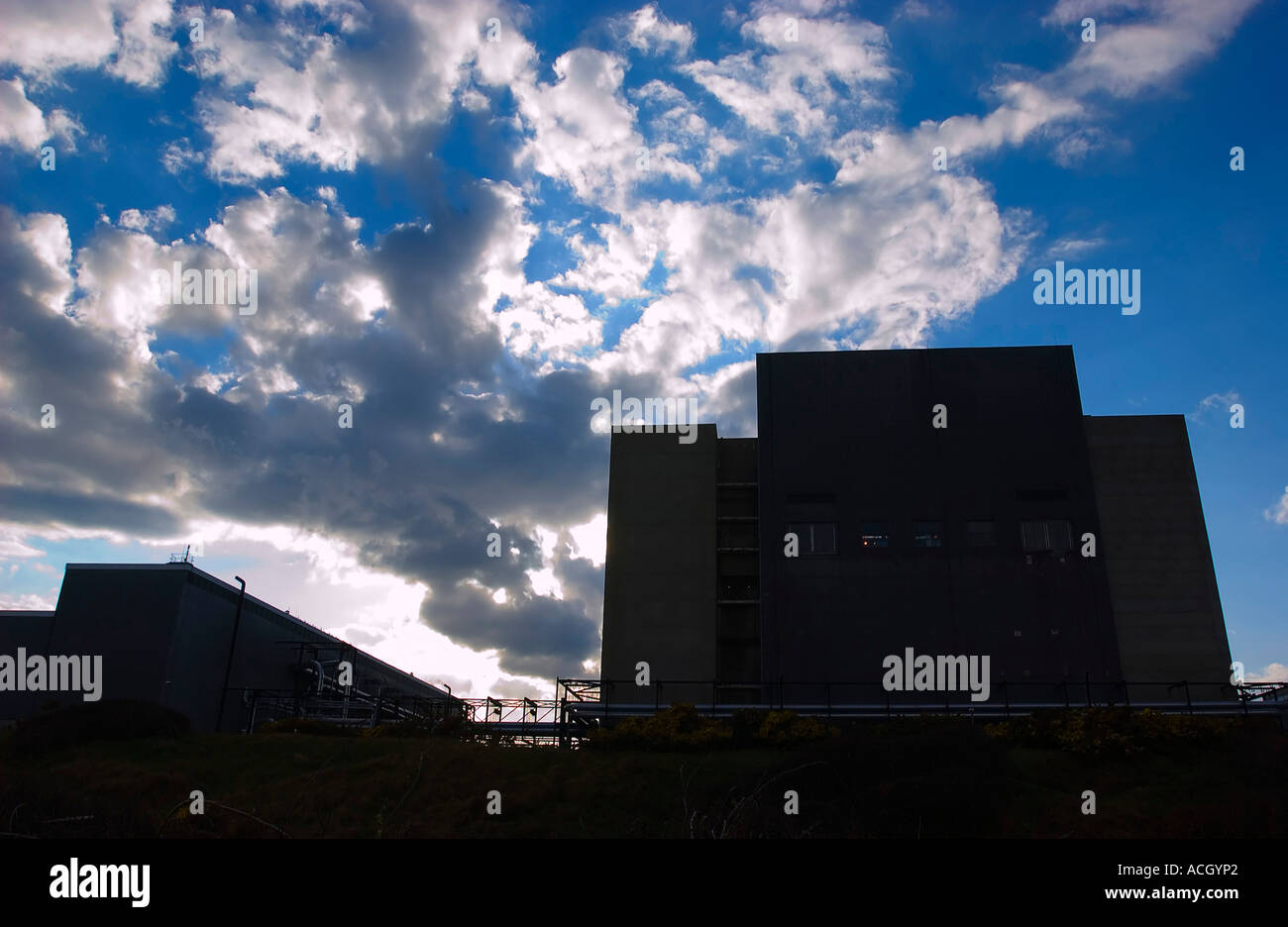 Une centrale nucléaire de Sizewell Magnox Station Suffolk Angleterre UK Banque D'Images