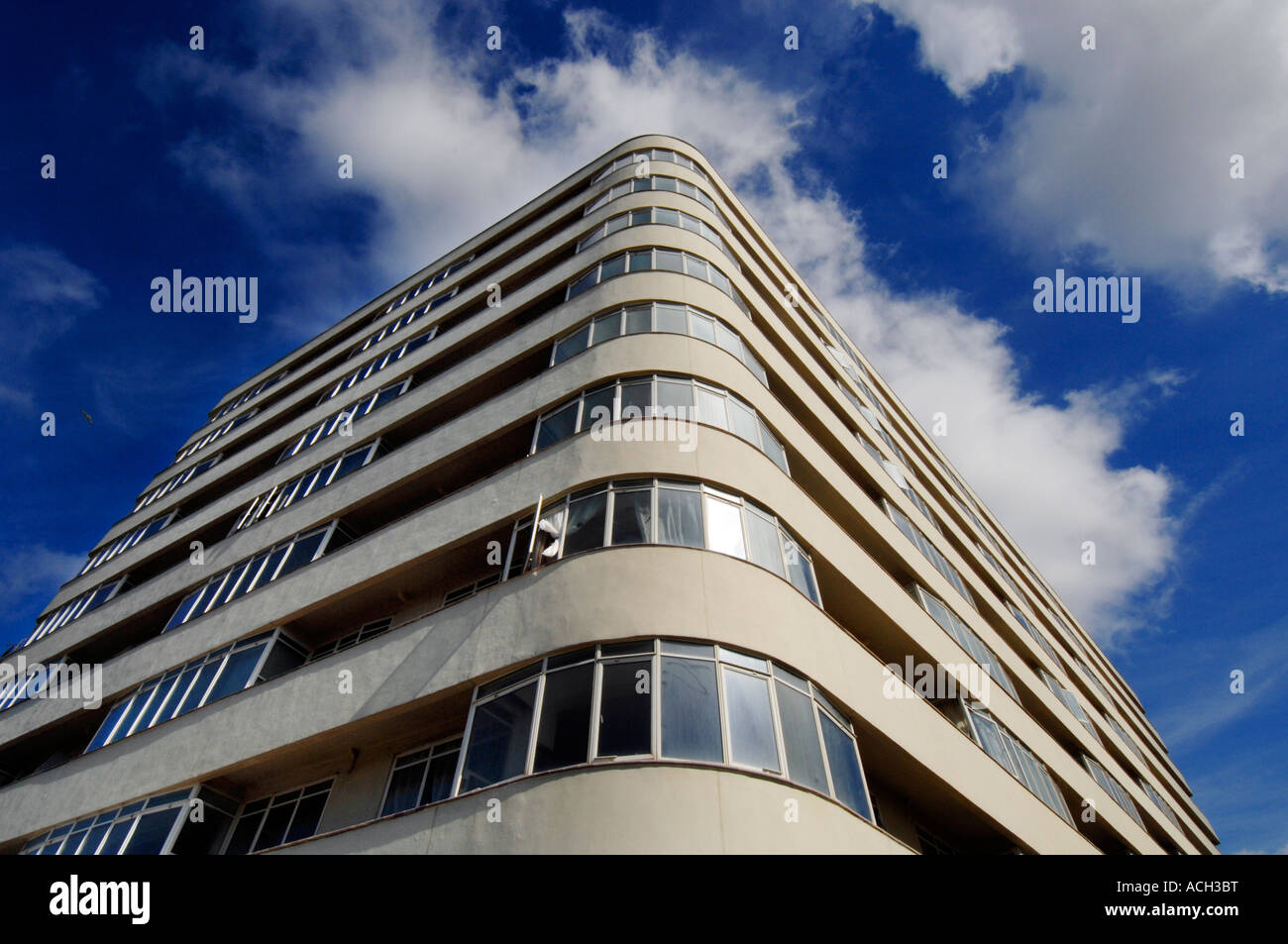 La 11 e année, récemment restauré, immeuble Art Déco liste Cour Ambassade Banque D'Images