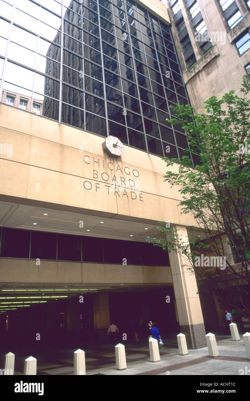 Chicago Board of Trade à Chicago en Illinois Banque D'Images