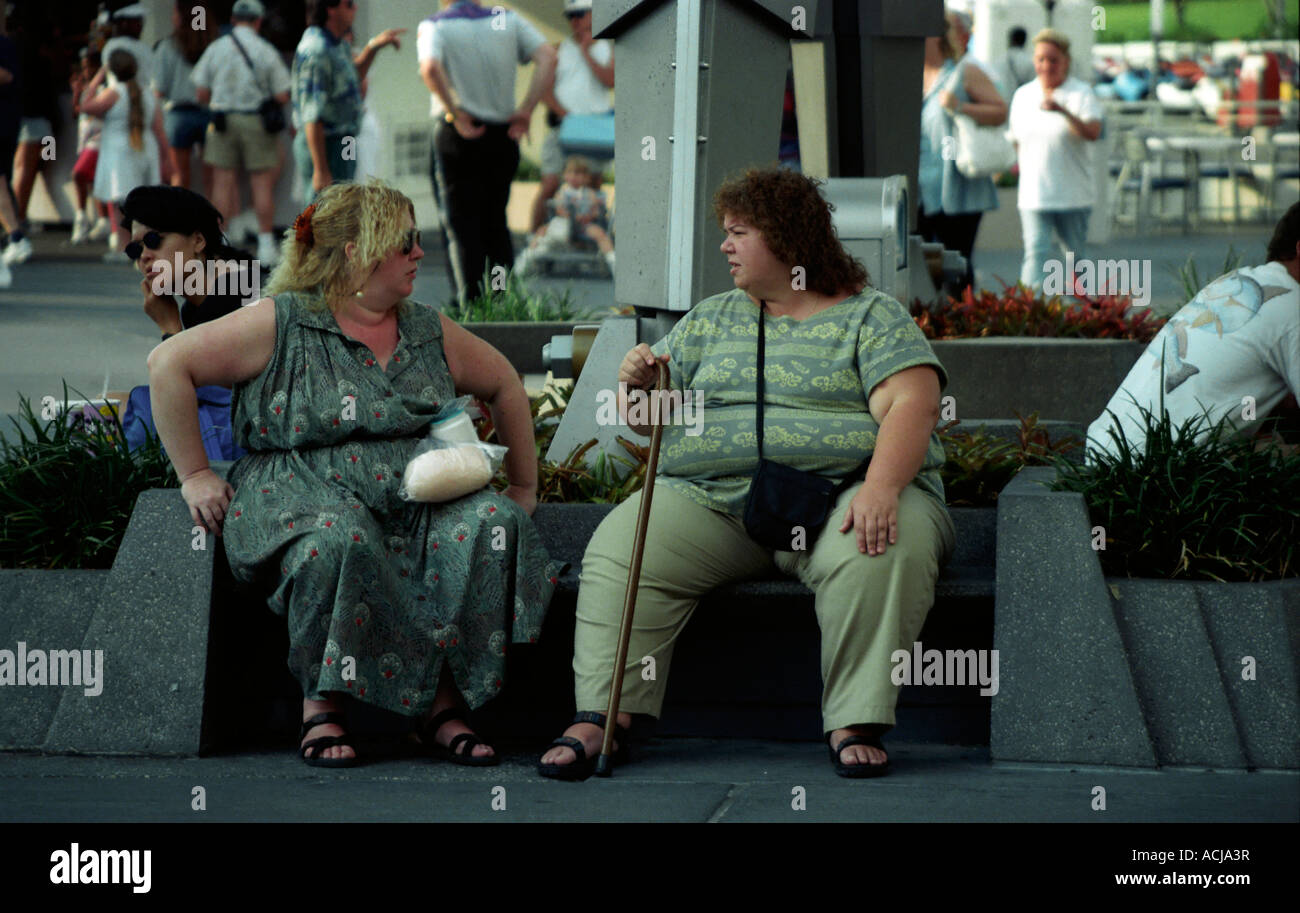 L'excès de mesdames Banque D'Images