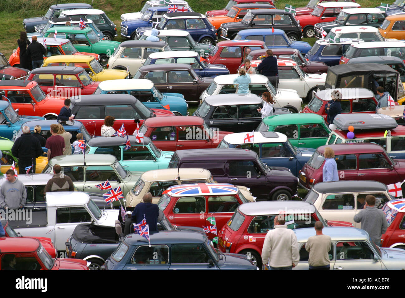 Rallye du club des propriétaires de voiture Mini Banque D'Images