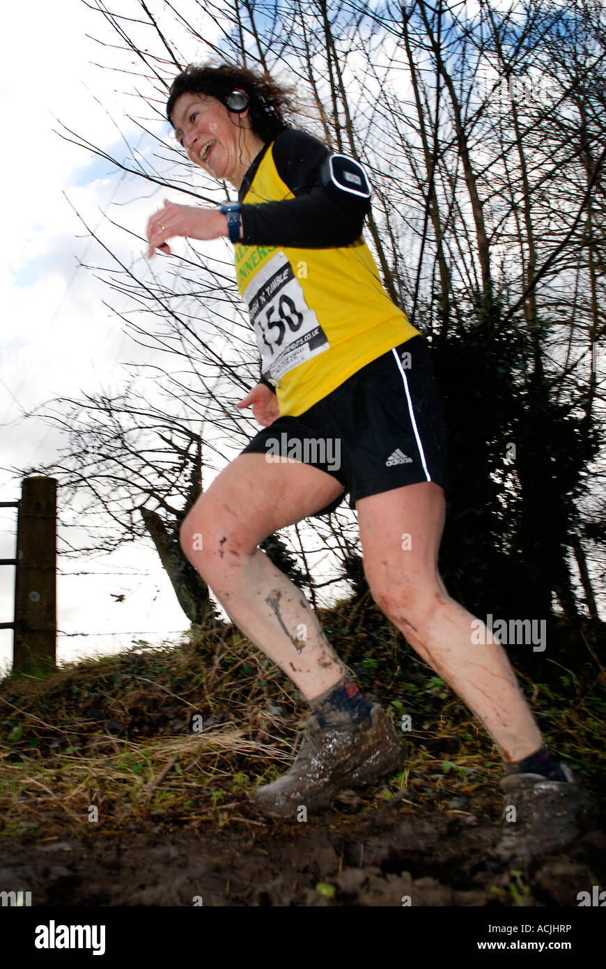 Pic martin phelps 1401 lilbourne 07 pewsey milton cross country avec difficulté et sèche Banque D'Images