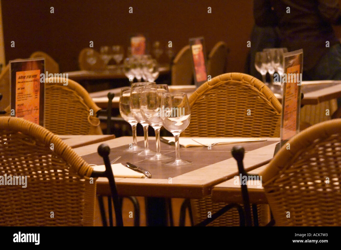 Cadres et Délices Restaurant à Montpellier, France Banque D'Images Cadres et Délices Restaurant à Montpellier, France Banque D'Images