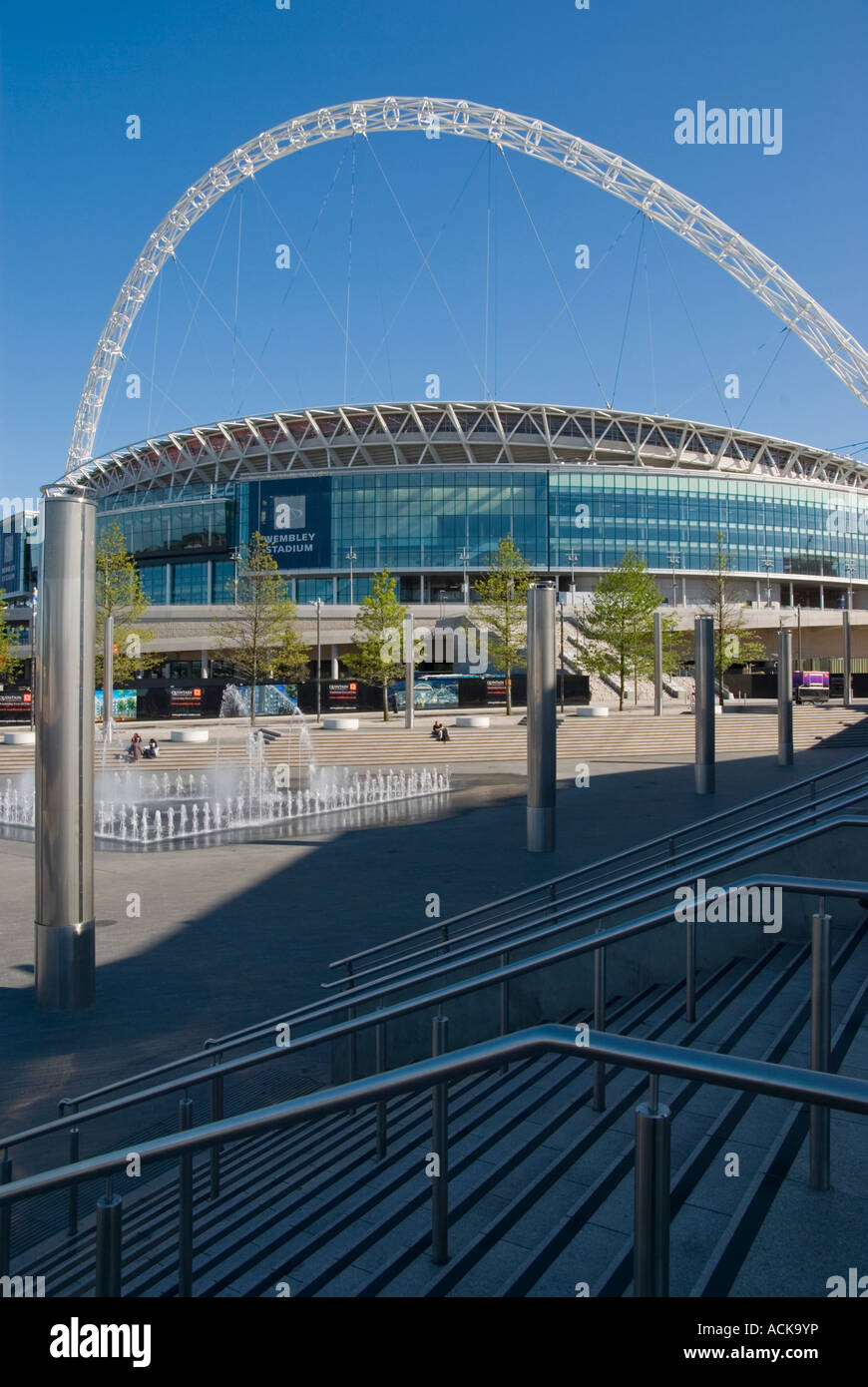 Europe Royaume-Uni Angleterre Londres nouveau stade de Wembley Banque D'Images