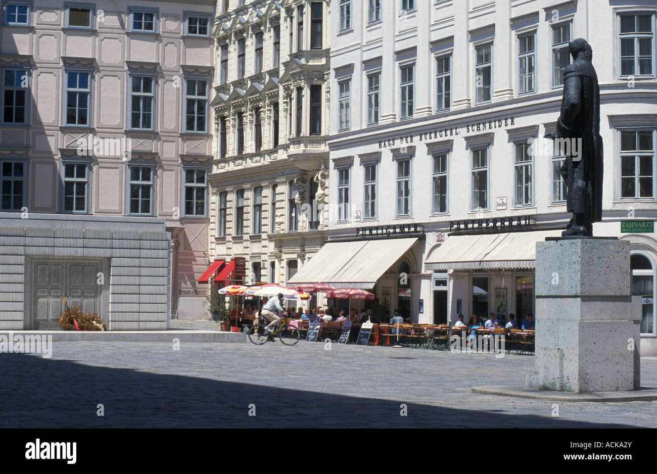 Mémorial de Rachel Whitbread au Judenplatz lieu à Vienne Autriche Banque D'Images