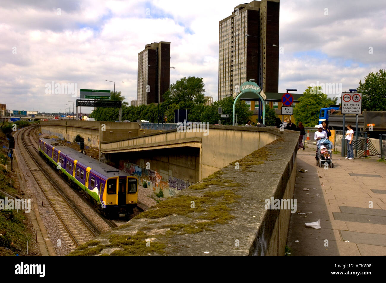 Shepherds Bush dans l'ouest de Londres La capitale du Royaume-Uni Banque D'Images