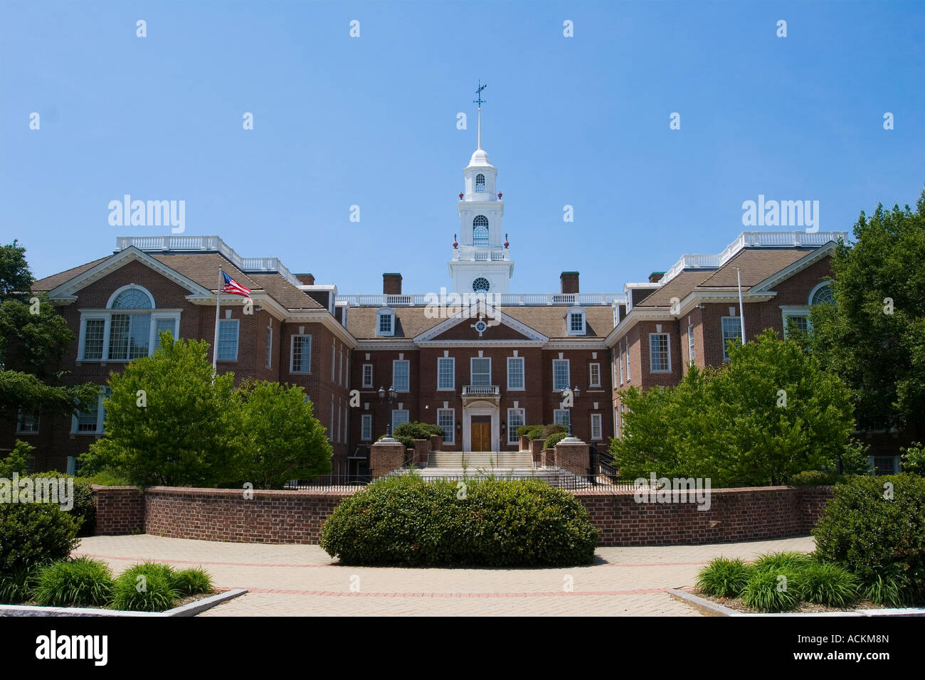La Delaware Hall législatif statehouse ou Capitol building à Dover Delaware Banque D'Images