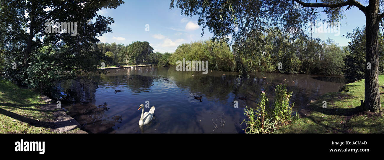 Panorama de Daisy Nook Country Park Oldham Greater Manchester UK Banque D'Images