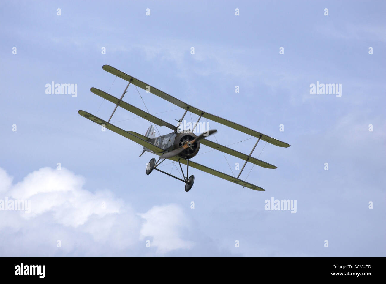 Sopwith Triplane RFC 1916 fighter Banque D'Images