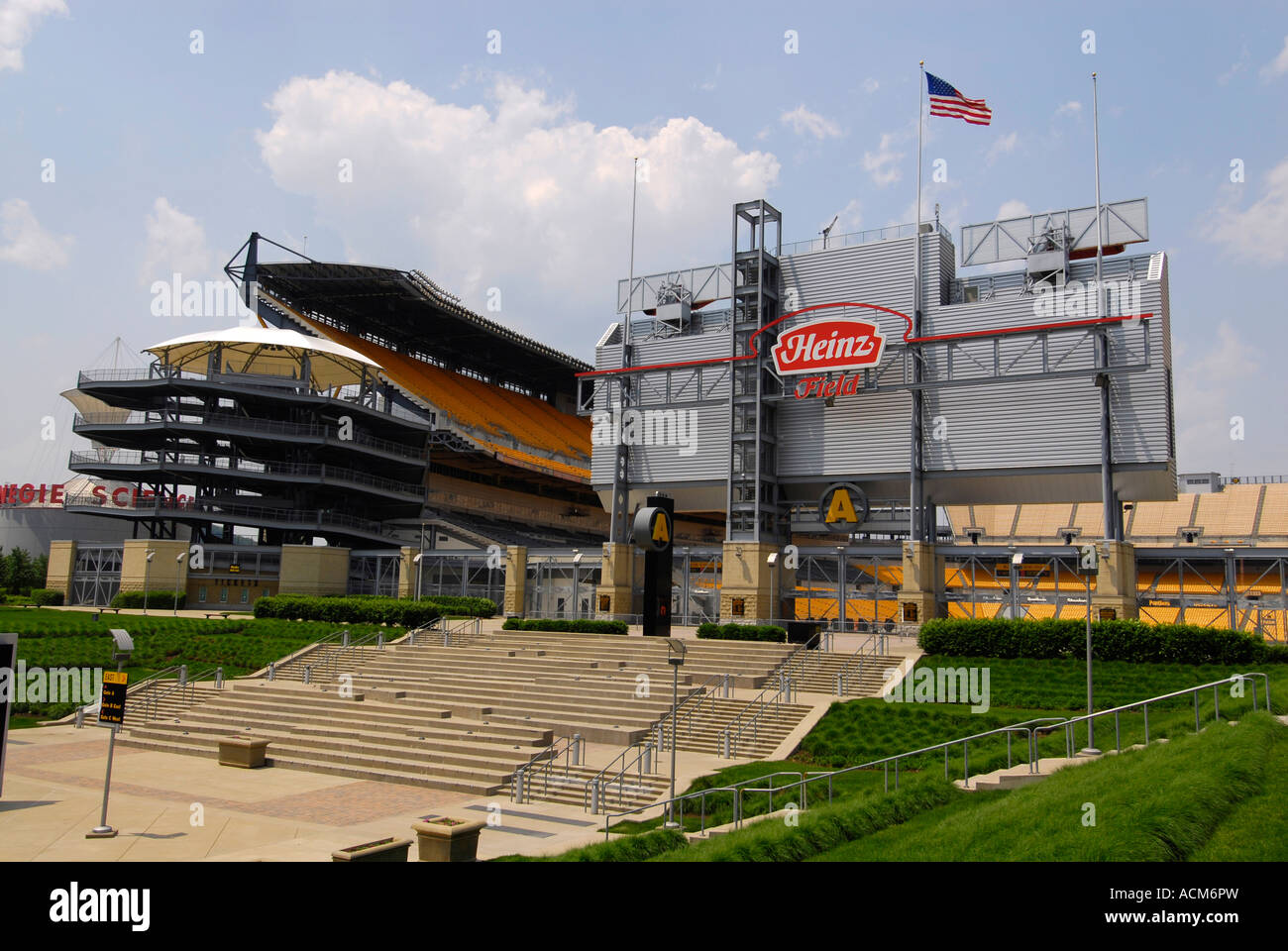 Le Heinz Field accueil de l'équipe de football professionnel Pittsburgh Steelers dans la ville de Pittsburgh en Pennsylvanie USA Pa Banque D'Images