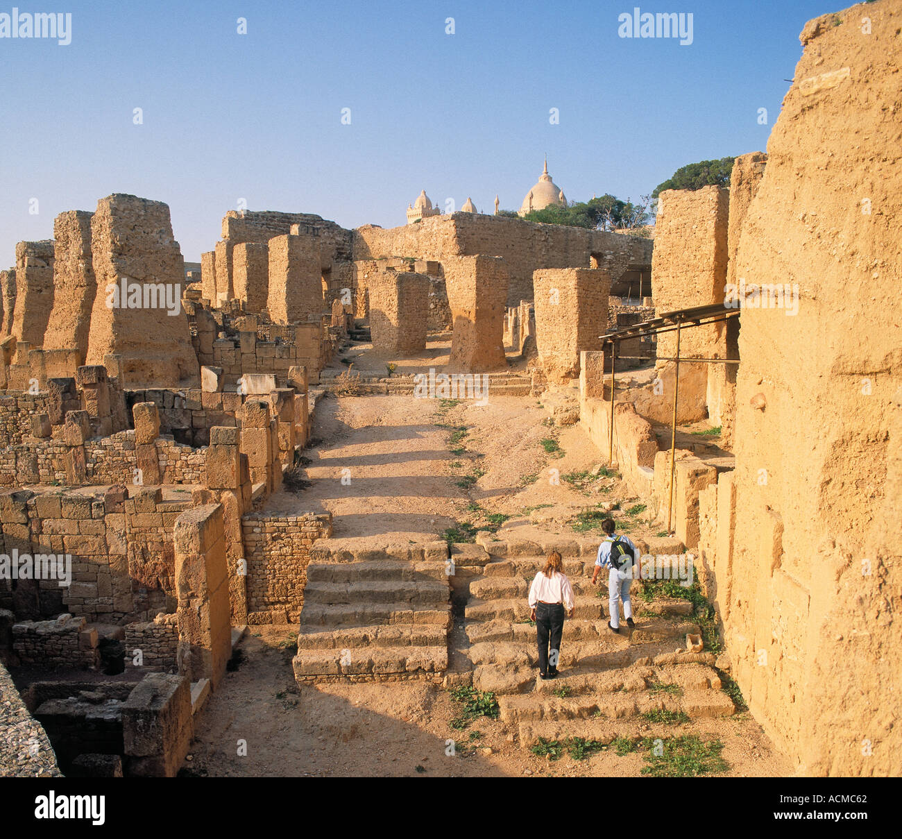 Ruines de Carthage tunisie Banque D'Images