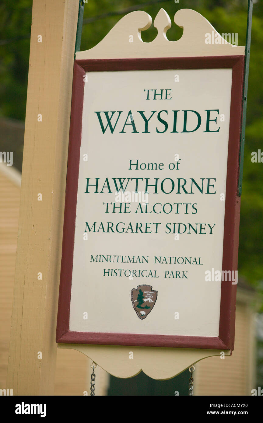 Wayside Inn en Historic Concord Massachusetts Banque D'Images