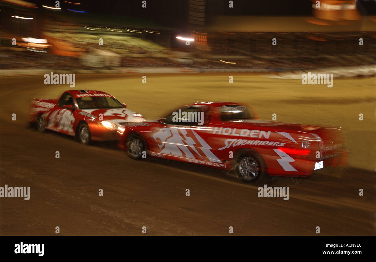 General motors Holden stormriders conduite Stunt Team Australia dsc 2203a Banque D'Images