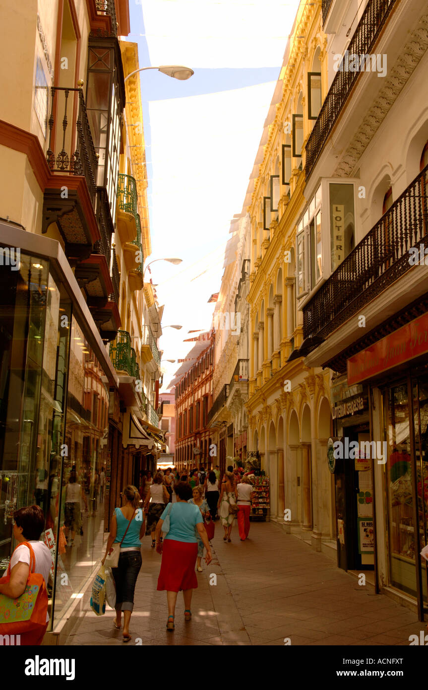 Le Centre Ville De Seville Andalousie Espagne Photo Stock Alamy