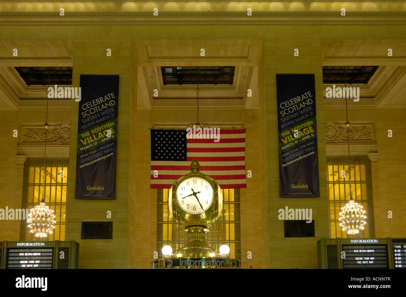 Hall de la gare Grand Central New York USA Banque D'Images