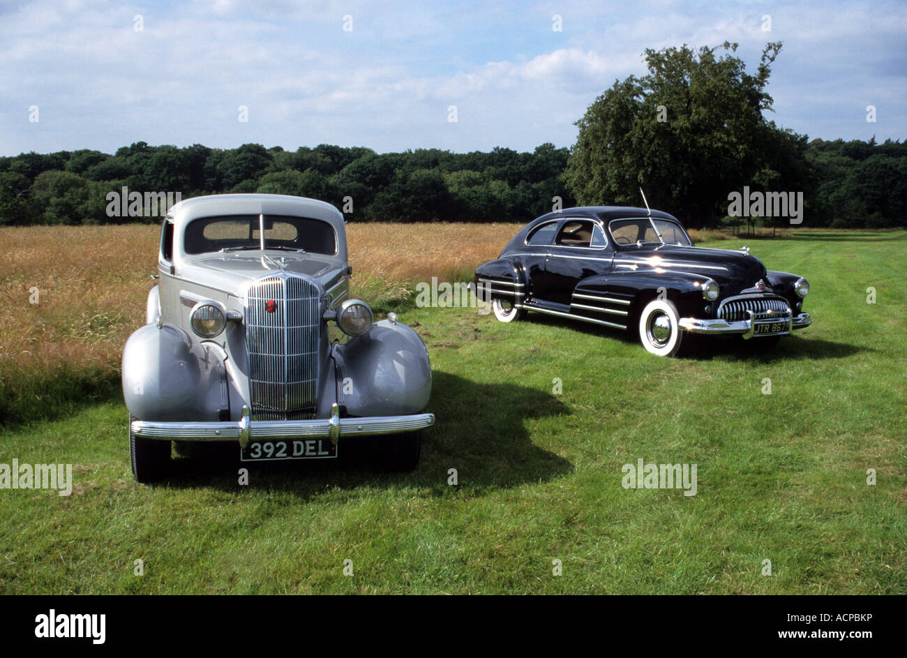 Buick Series 40 de 1936. Buick Series 40 de 1948 (noir). Banque D'Images