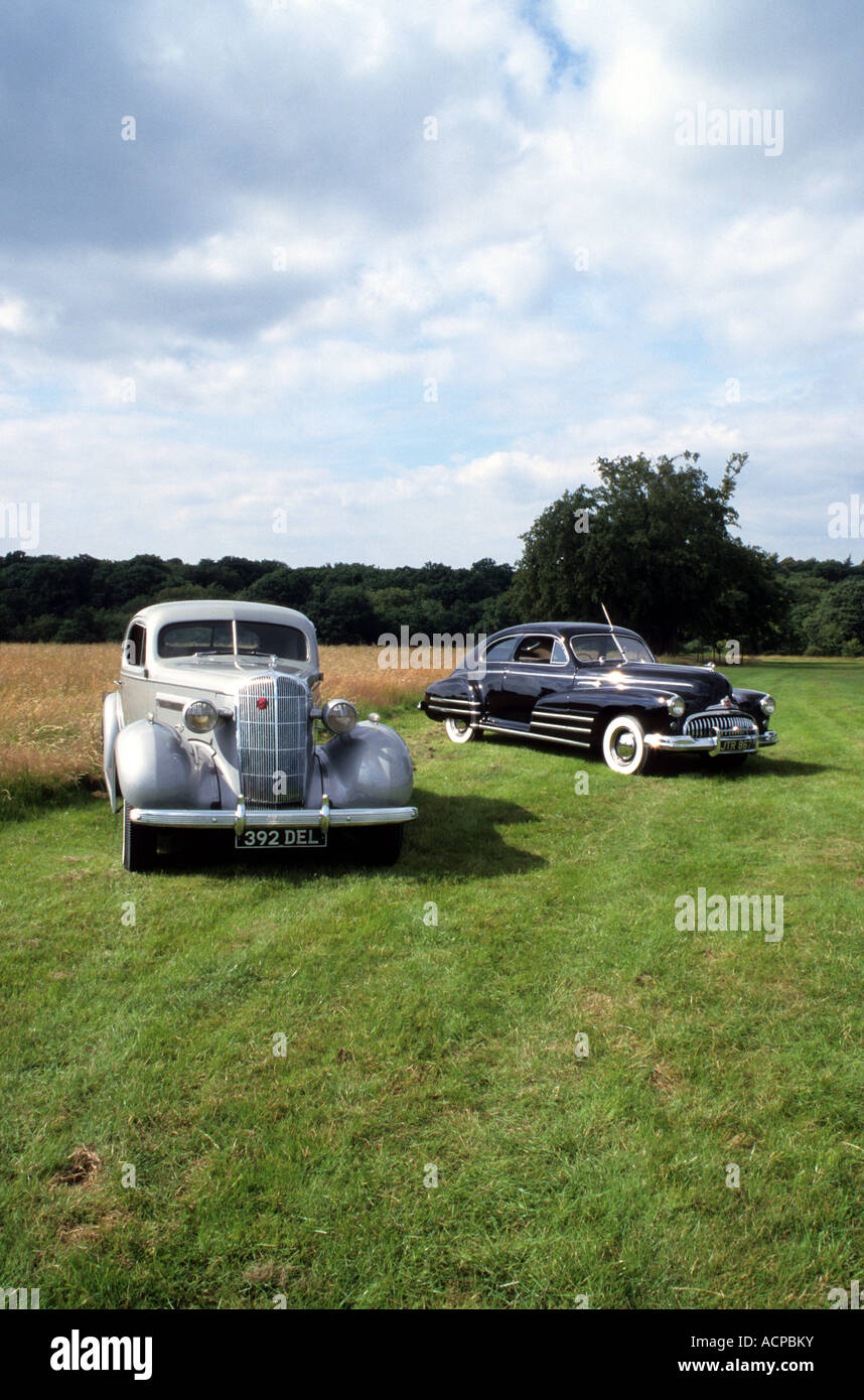 Buick Series 40 de 1936. Buick Series 40 de 1948 (noir). Banque D'Images