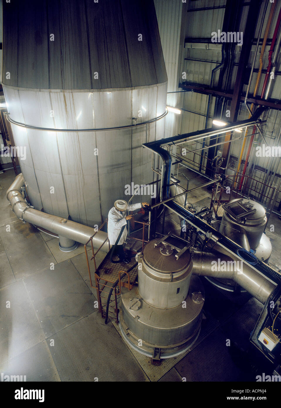 Le café instantané à l'usine de Lyon Park Royal Banque D'Images