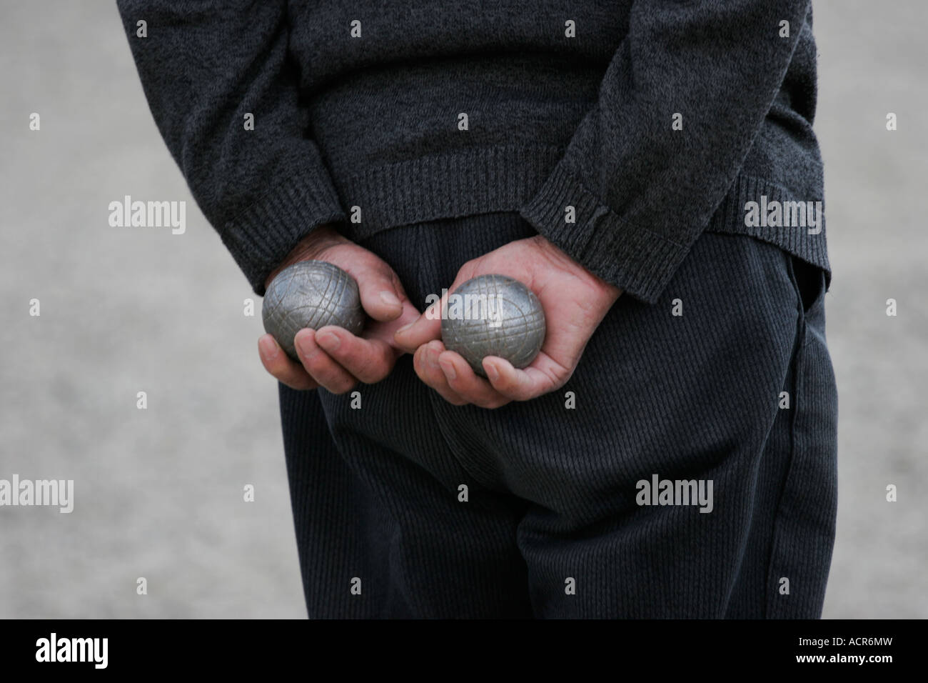 Joueur de boule Banque D'Images