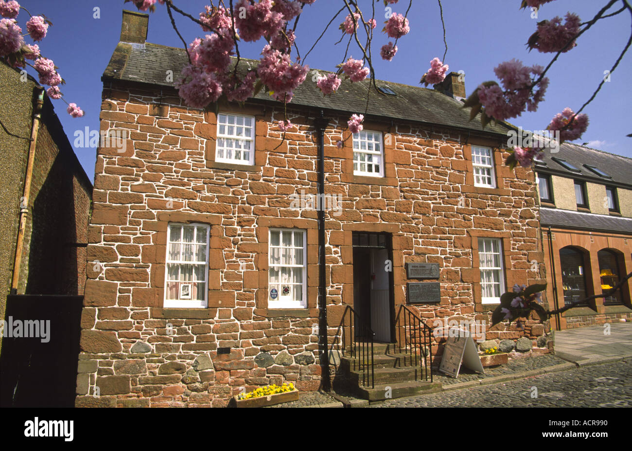 Robert Burns Dumfries House maintenant un musée Banque D'Images