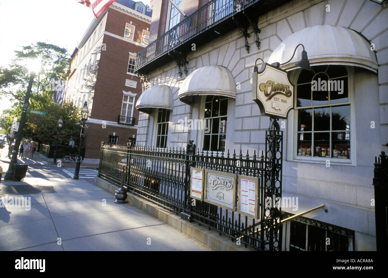 Le bar Cheers aussi connu sous le nom de Bull and Finch à Boston Massachusetts USA Banque D'Images